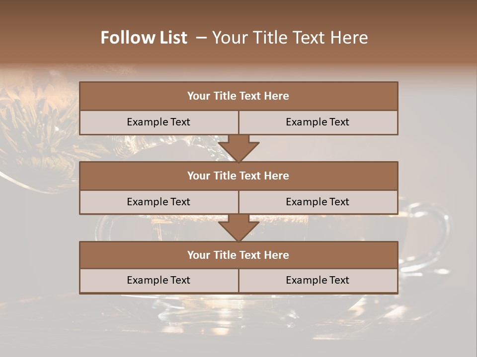 Run Beautiful Brown PowerPoint Template
