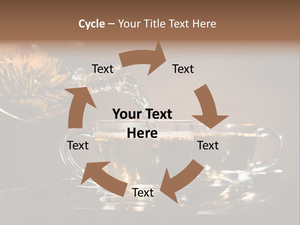 Run Beautiful Brown PowerPoint Template
