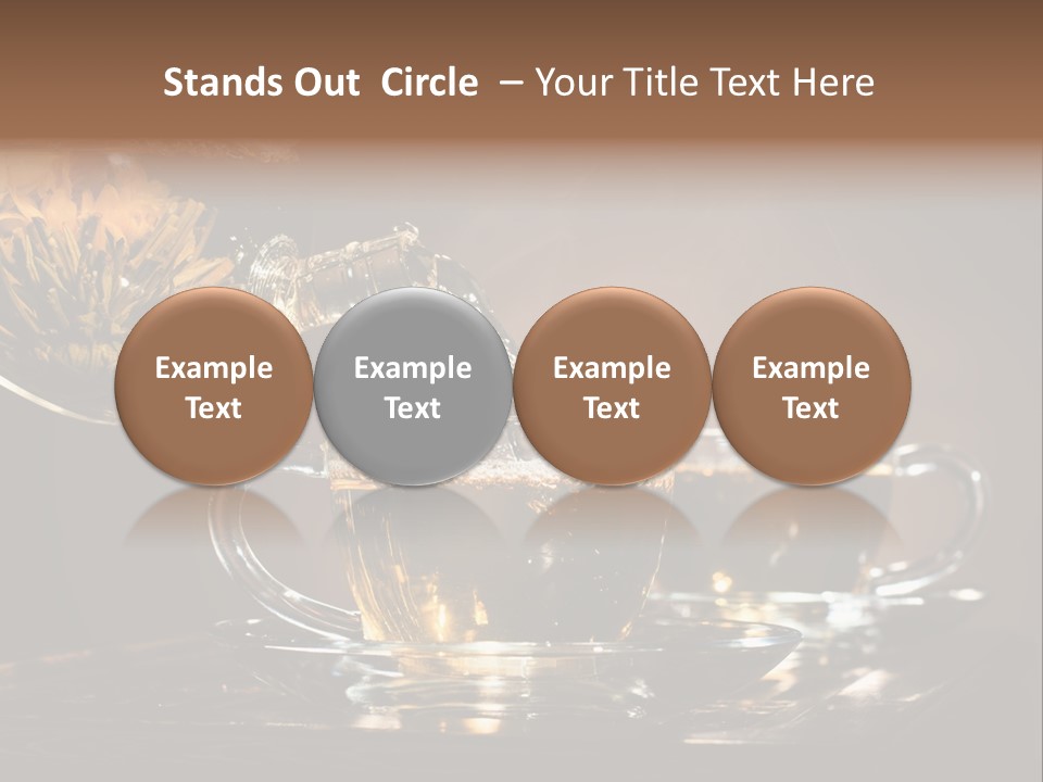 Run Beautiful Brown PowerPoint Template