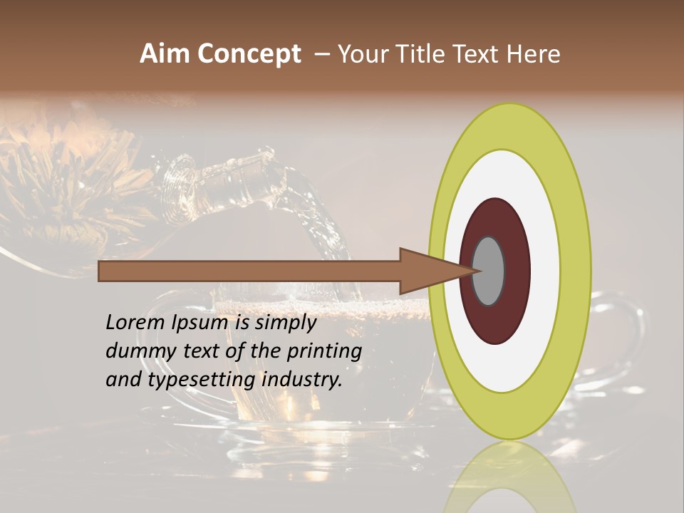 Run Beautiful Brown PowerPoint Template