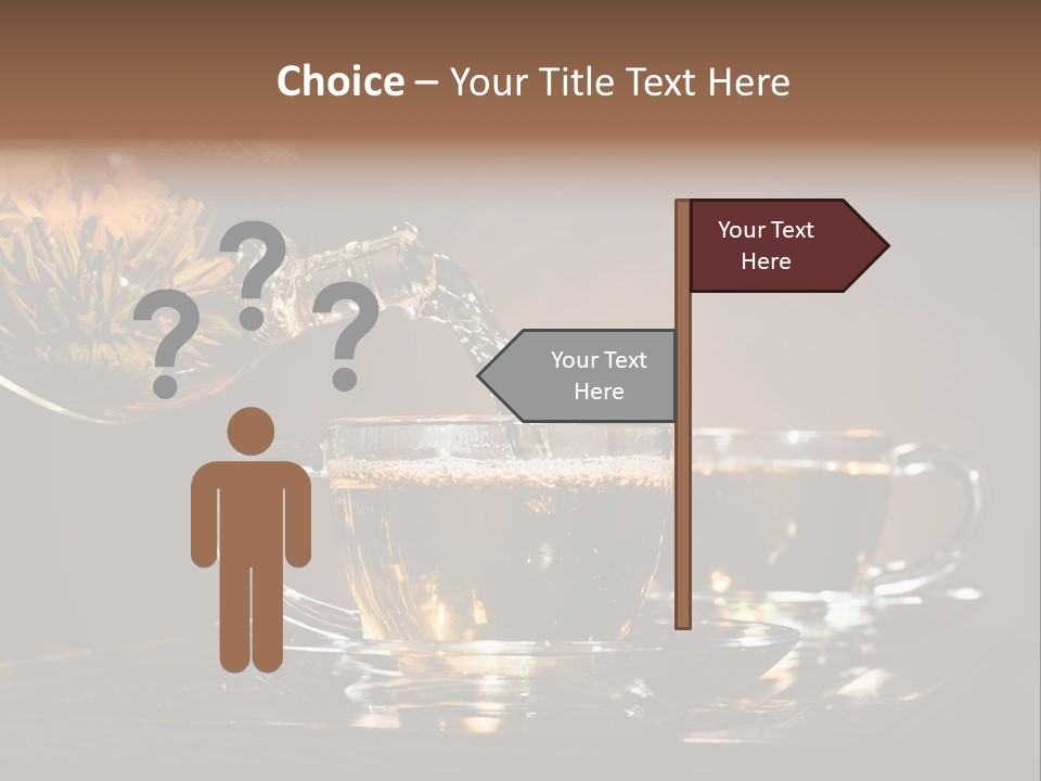 Run Beautiful Brown PowerPoint Template