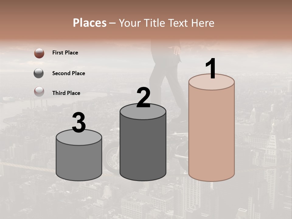 Walk Fear Dangerous PowerPoint Template