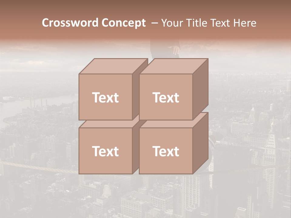 Walk Fear Dangerous PowerPoint Template