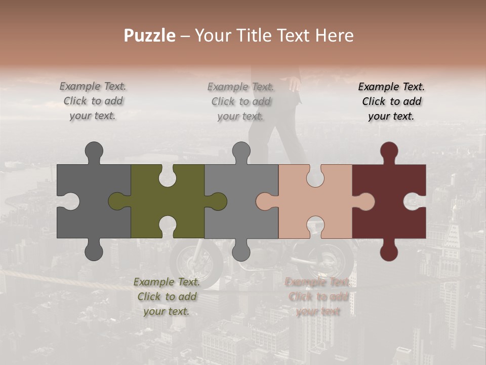 Walk Fear Dangerous PowerPoint Template