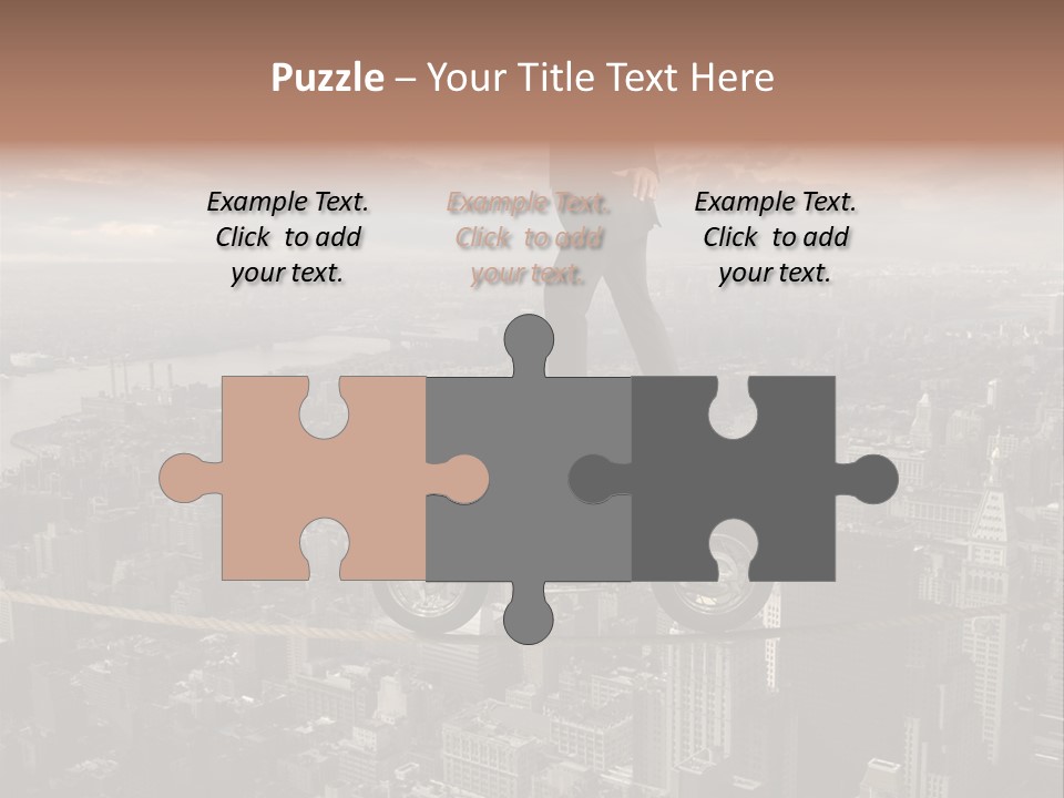 Walk Fear Dangerous PowerPoint Template