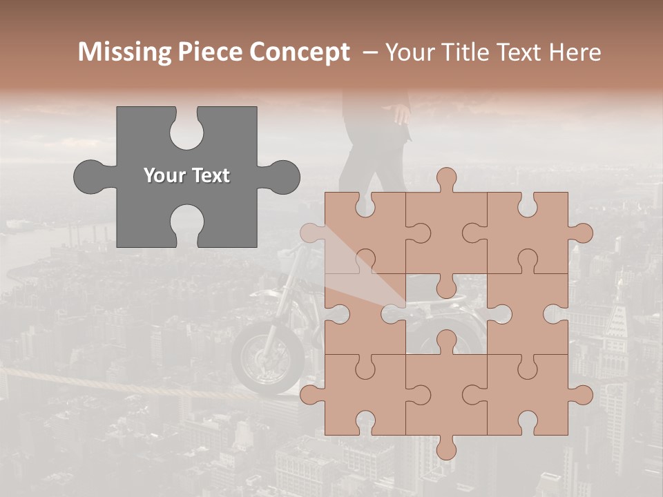 Walk Fear Dangerous PowerPoint Template