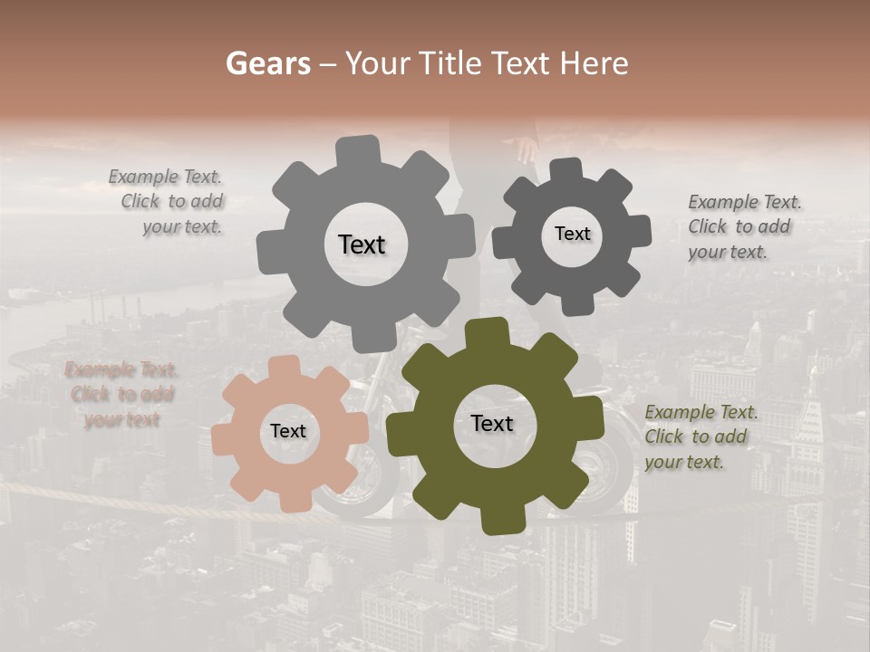 Walk Fear Dangerous PowerPoint Template