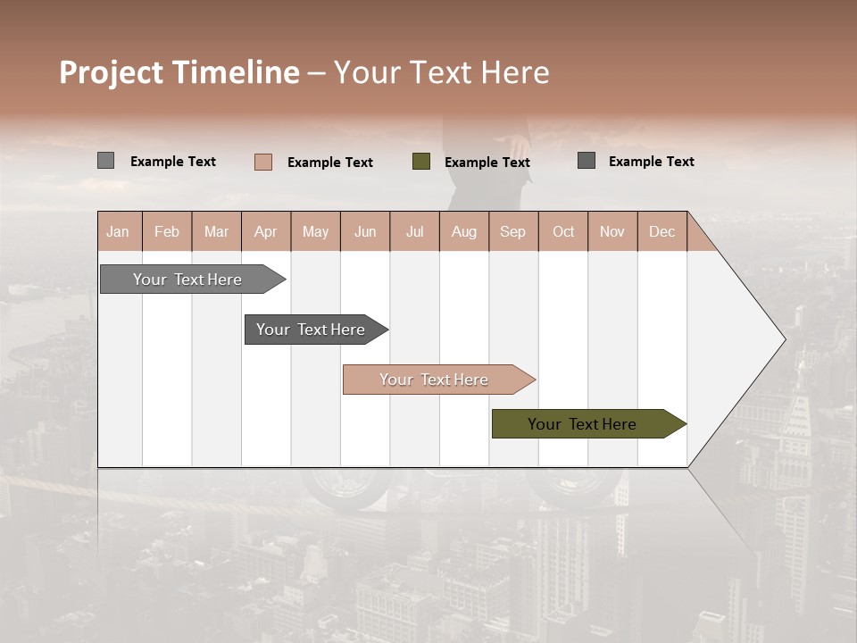 Walk Fear Dangerous PowerPoint Template