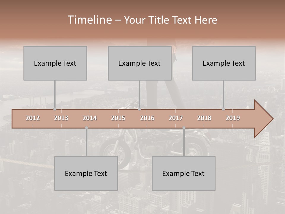 Walk Fear Dangerous PowerPoint Template