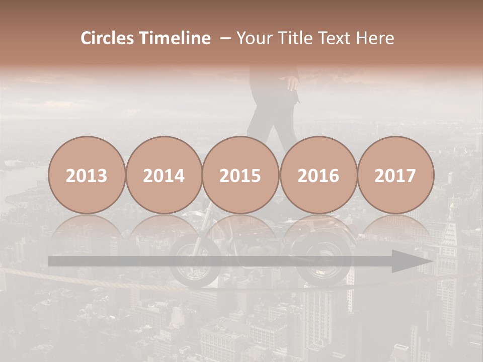 Walk Fear Dangerous PowerPoint Template