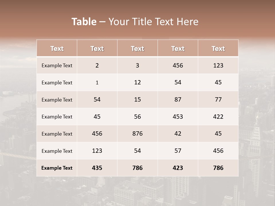 Walk Fear Dangerous PowerPoint Template