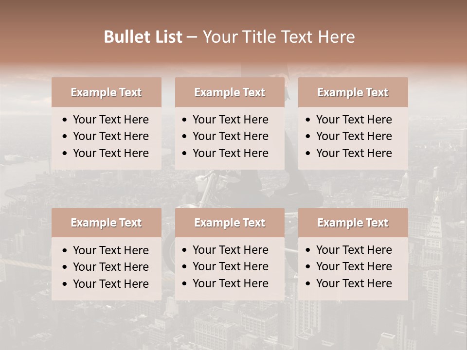 Walk Fear Dangerous PowerPoint Template