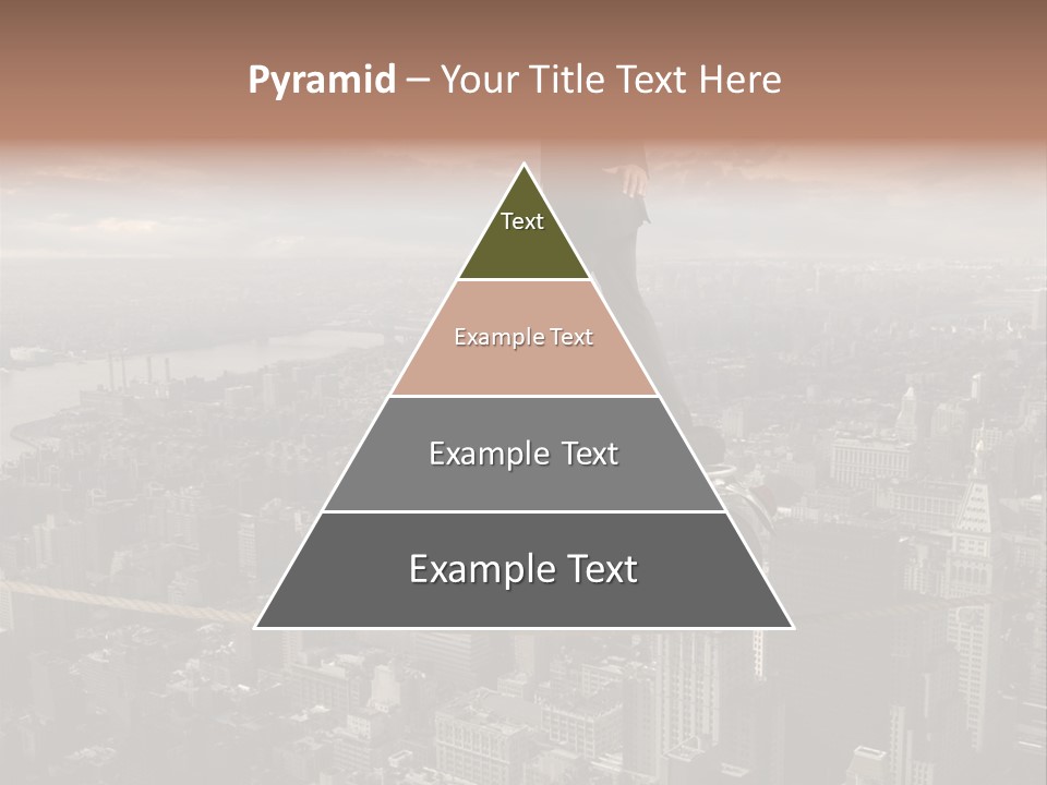 Walk Fear Dangerous PowerPoint Template