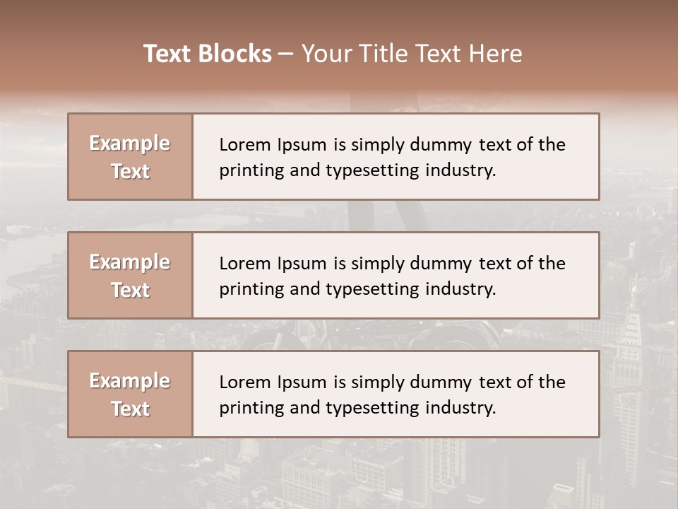 Walk Fear Dangerous PowerPoint Template