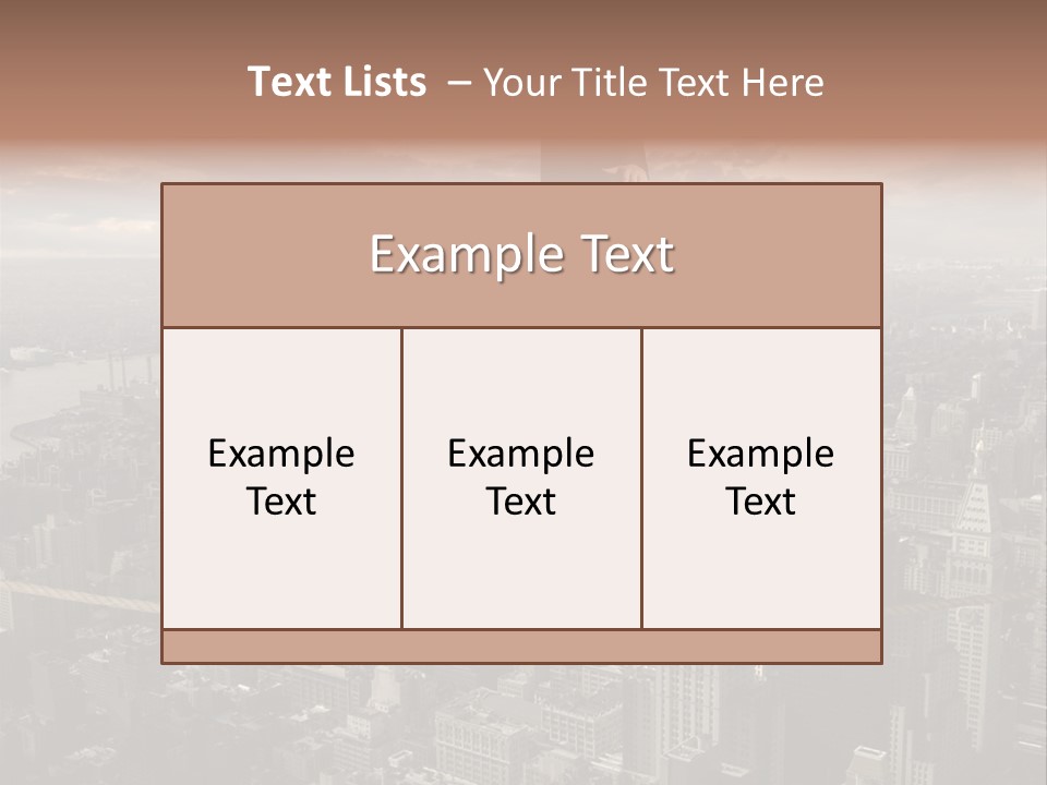 Walk Fear Dangerous PowerPoint Template