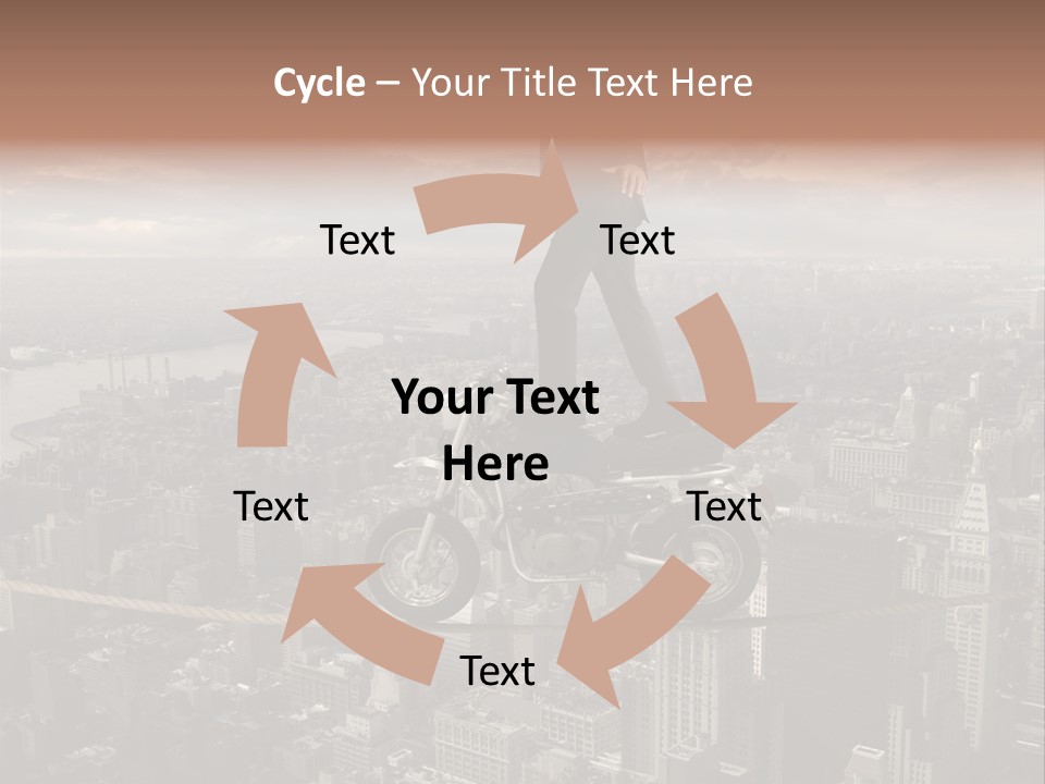 Walk Fear Dangerous PowerPoint Template