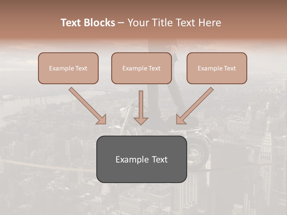 Walk Fear Dangerous PowerPoint Template