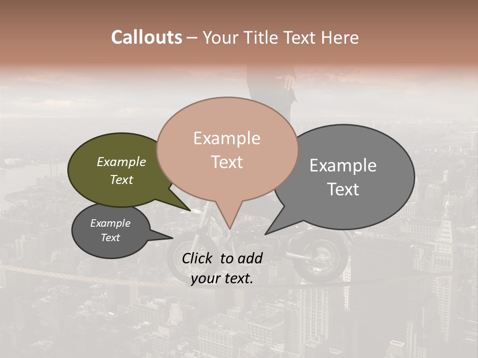 Walk Fear Dangerous PowerPoint Template
