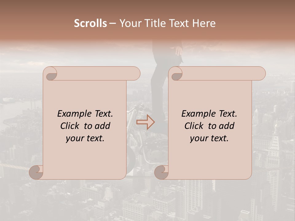 Walk Fear Dangerous PowerPoint Template