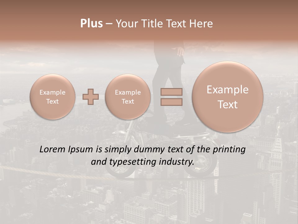 Walk Fear Dangerous PowerPoint Template