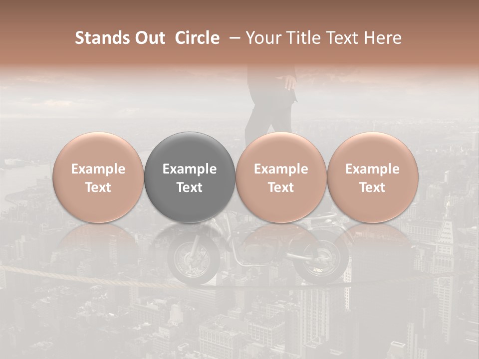 Walk Fear Dangerous PowerPoint Template