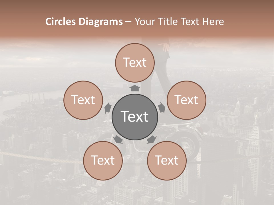 Walk Fear Dangerous PowerPoint Template