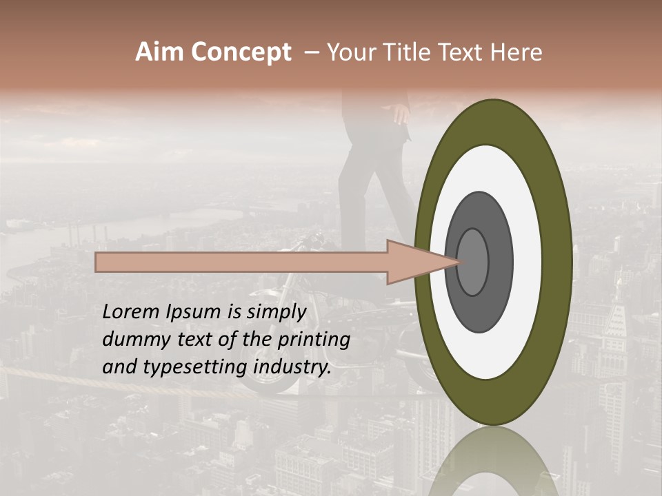 Walk Fear Dangerous PowerPoint Template