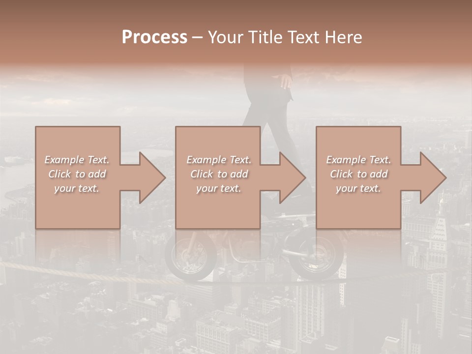 Walk Fear Dangerous PowerPoint Template