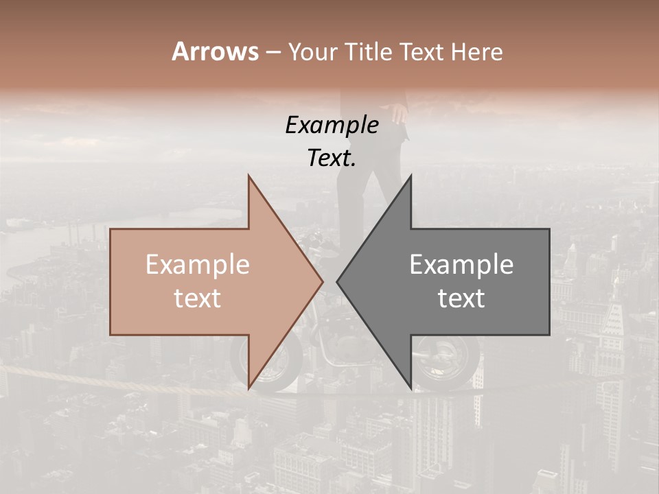 Walk Fear Dangerous PowerPoint Template