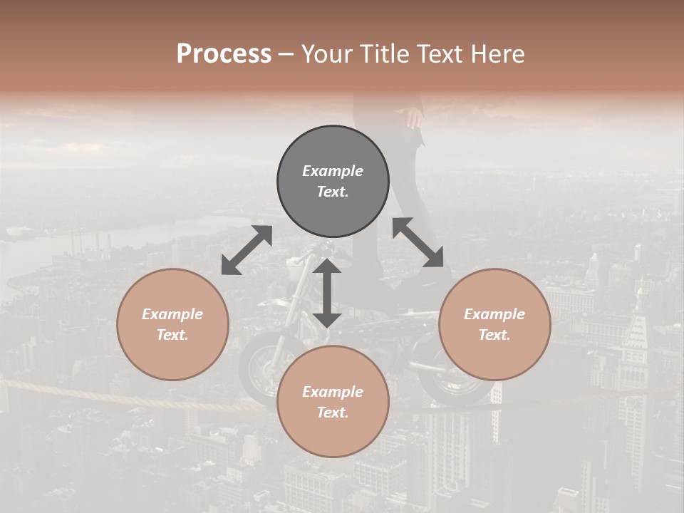 Walk Fear Dangerous PowerPoint Template