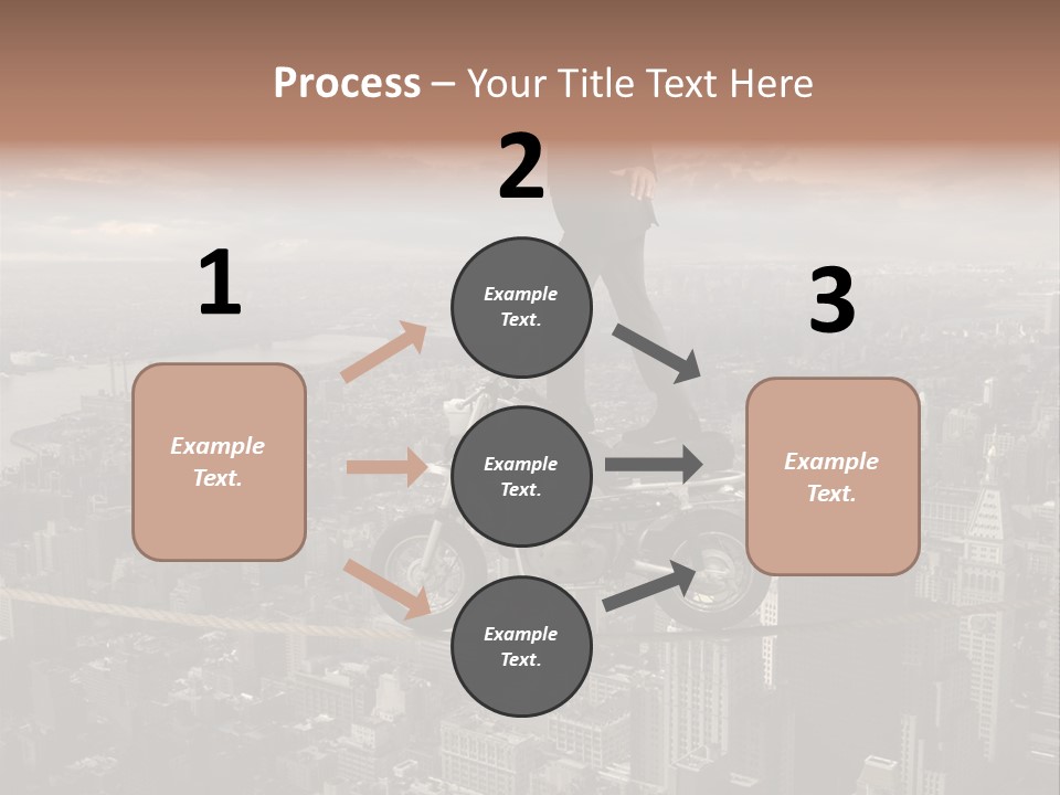 Walk Fear Dangerous PowerPoint Template