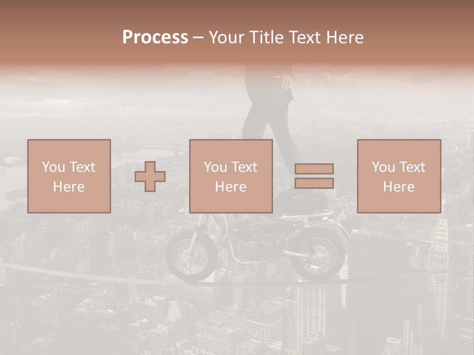 Walk Fear Dangerous PowerPoint Template