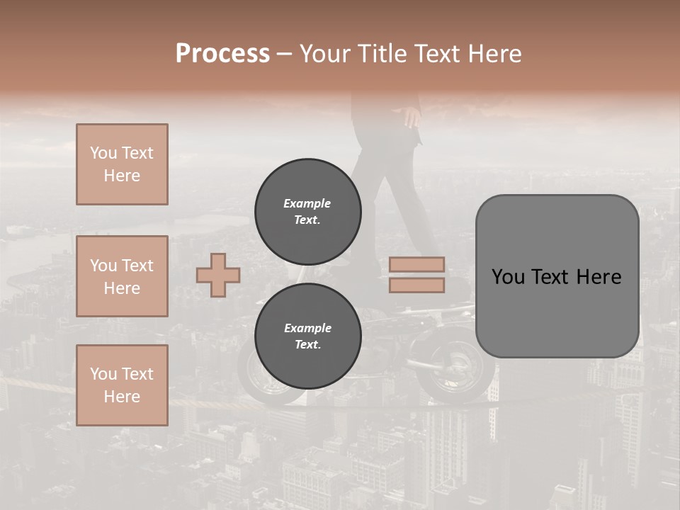 Walk Fear Dangerous PowerPoint Template