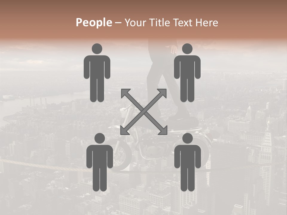 Walk Fear Dangerous PowerPoint Template