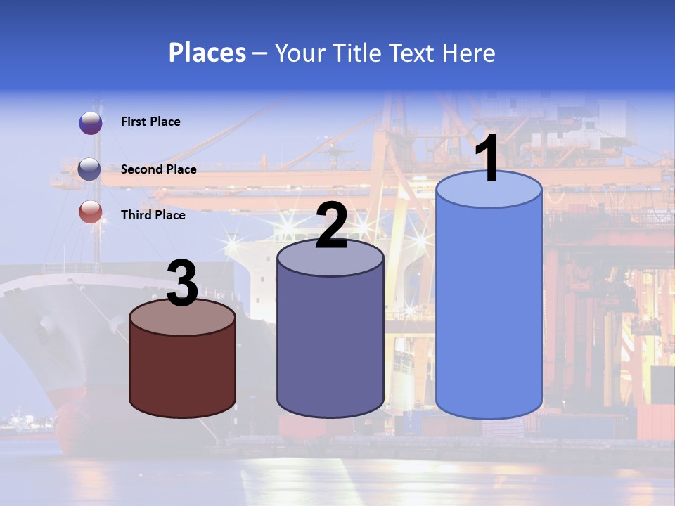 Bangkok Transport Shipyard PowerPoint Template