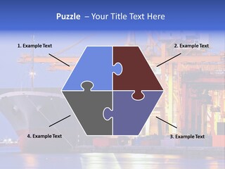 Bangkok Transport Shipyard PowerPoint Template