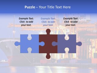 Bangkok Transport Shipyard PowerPoint Template