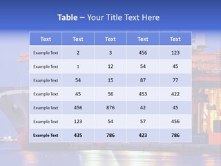 Bangkok Transport Shipyard PowerPoint Template
