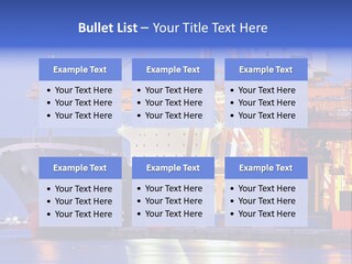 Bangkok Transport Shipyard PowerPoint Template