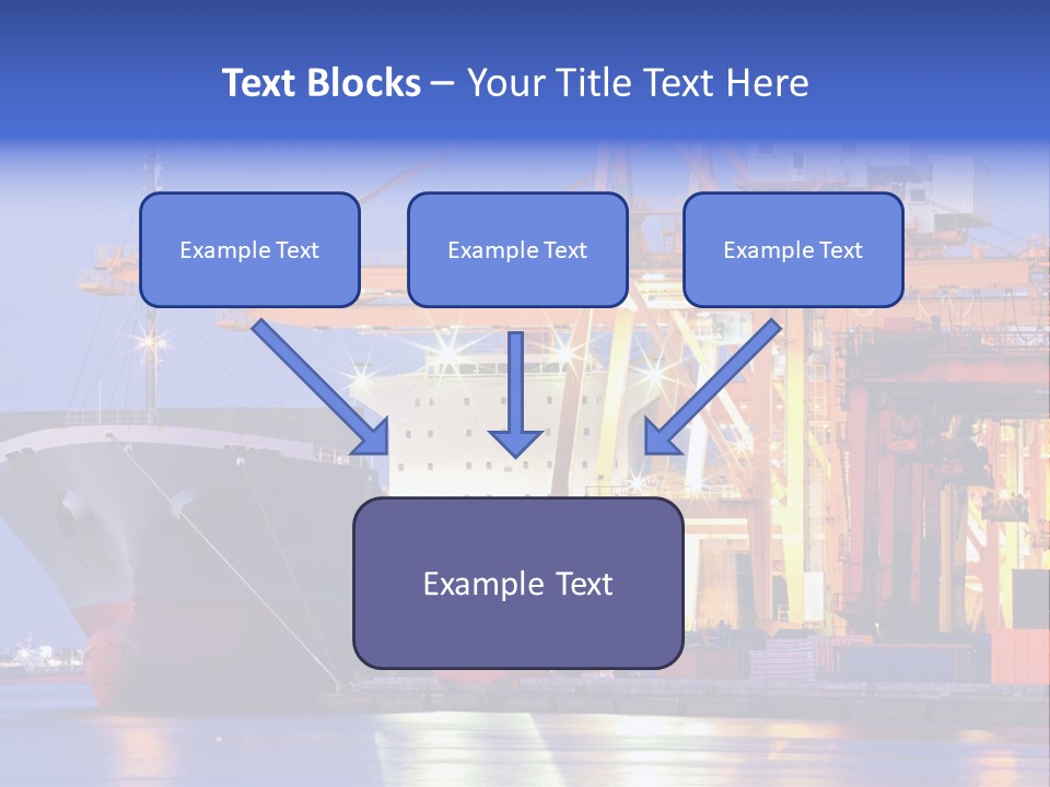 Bangkok Transport Shipyard PowerPoint Template