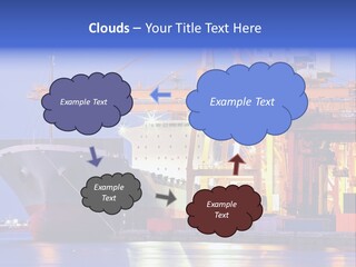 Bangkok Transport Shipyard PowerPoint Template