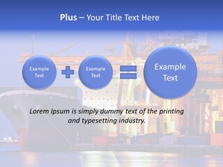 Bangkok Transport Shipyard PowerPoint Template