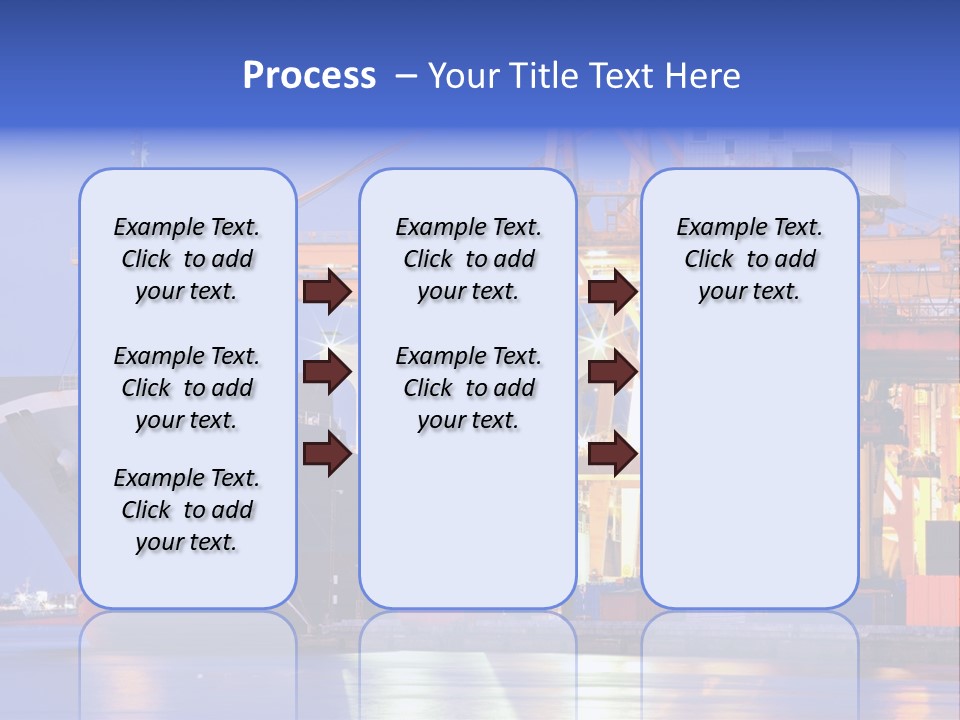 Bangkok Transport Shipyard PowerPoint Template