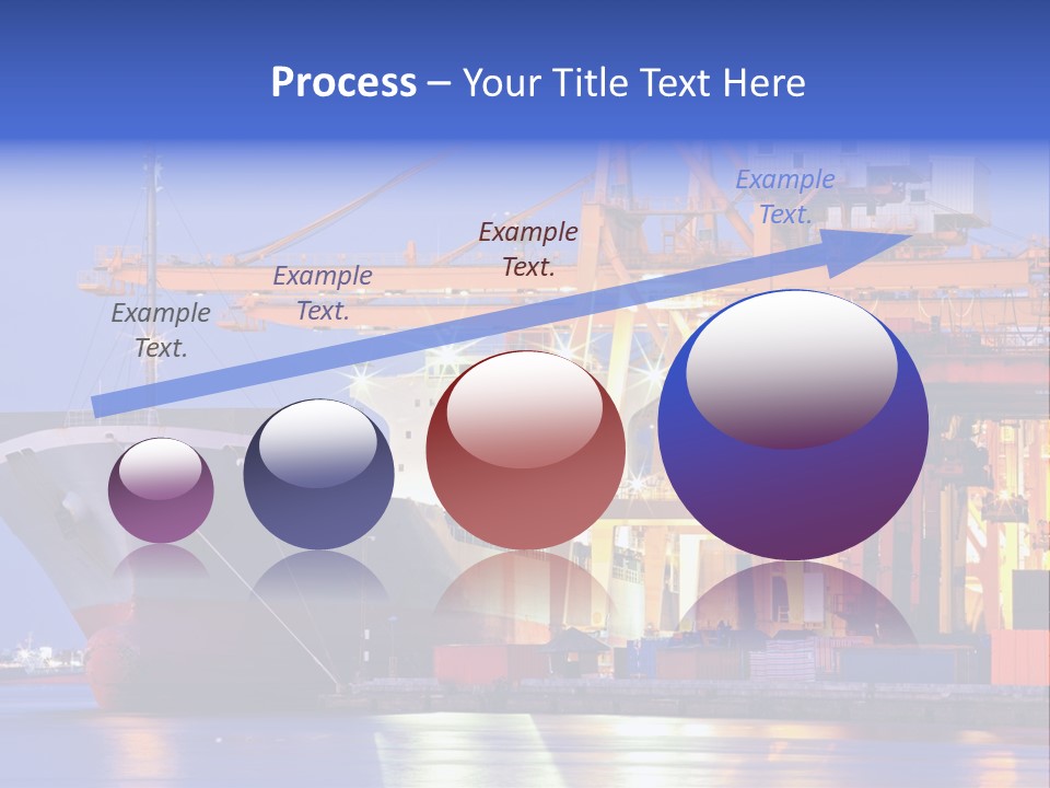 Bangkok Transport Shipyard PowerPoint Template