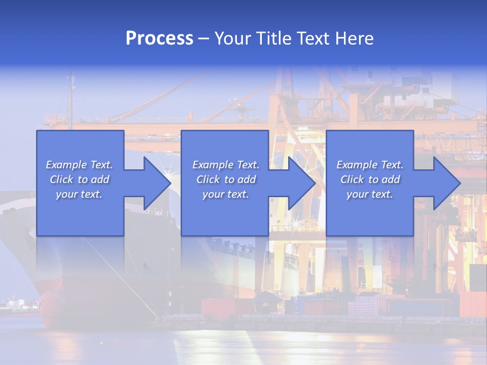 Bangkok Transport Shipyard PowerPoint Template
