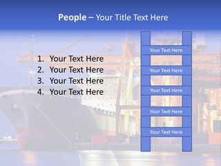 Bangkok Transport Shipyard PowerPoint Template