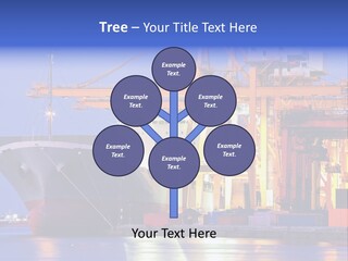 Bangkok Transport Shipyard PowerPoint Template