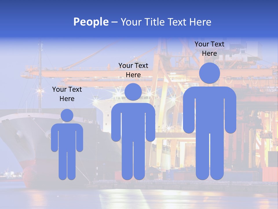 Bangkok Transport Shipyard PowerPoint Template