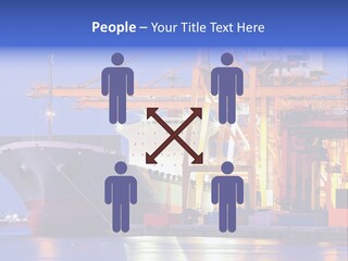 Bangkok Transport Shipyard PowerPoint Template