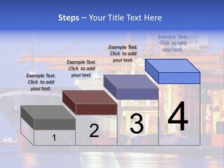 Bangkok Transport Shipyard PowerPoint Template